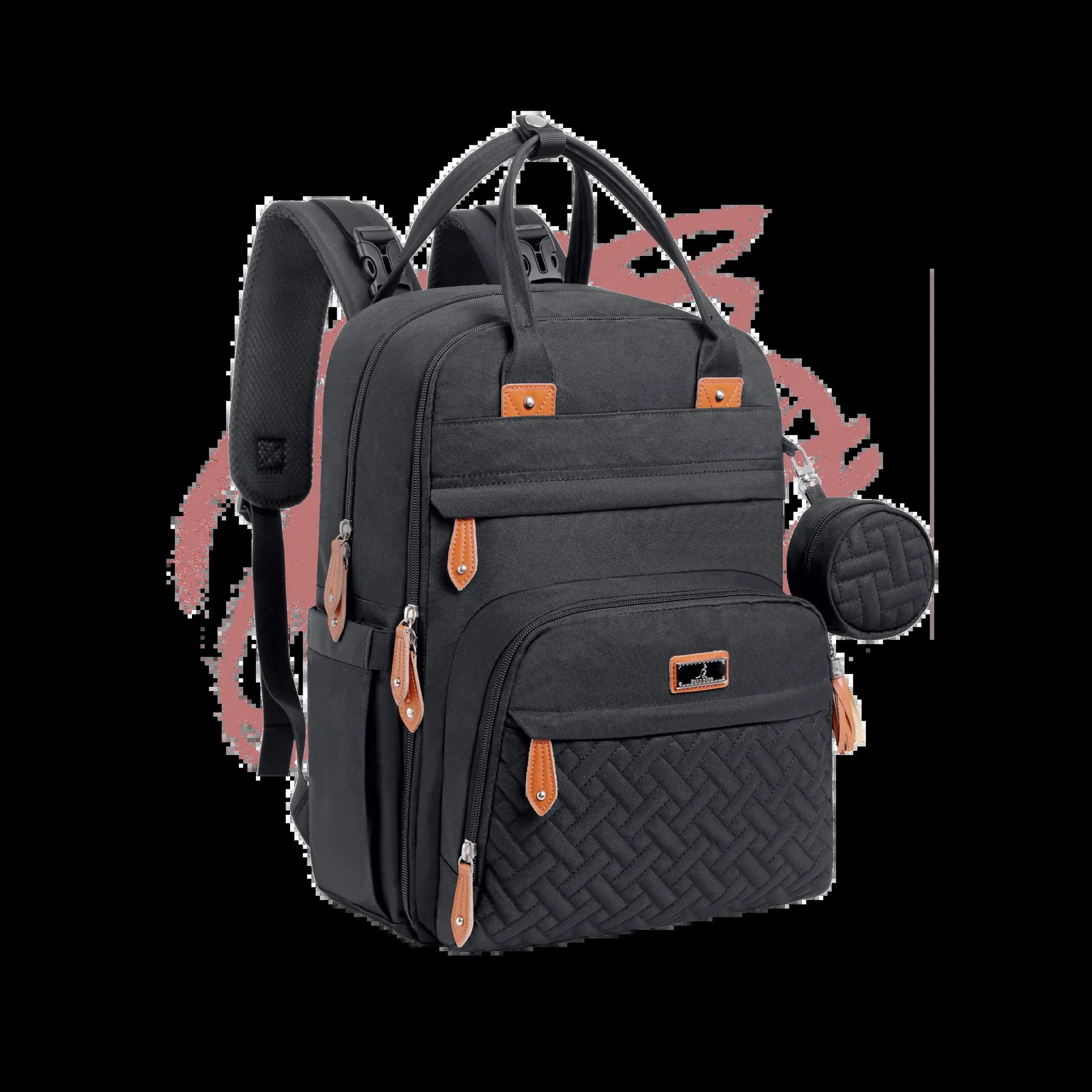 Babbleroo the Original Diaperbag | Multi-Functional Waterproof Travel Tote with Changing Pad Mommy Diaper Bags