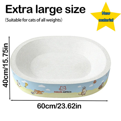 【Dealsforyoudays】 Durable Cat Scratching Post with Soccer Ball - Upgraded Hardened Corrugated Cardboard Arch Bridge - Fun Soccer Themed Cat Furniture Cool Cat Stuff Cat Stuff for Indoor,Summerwins
