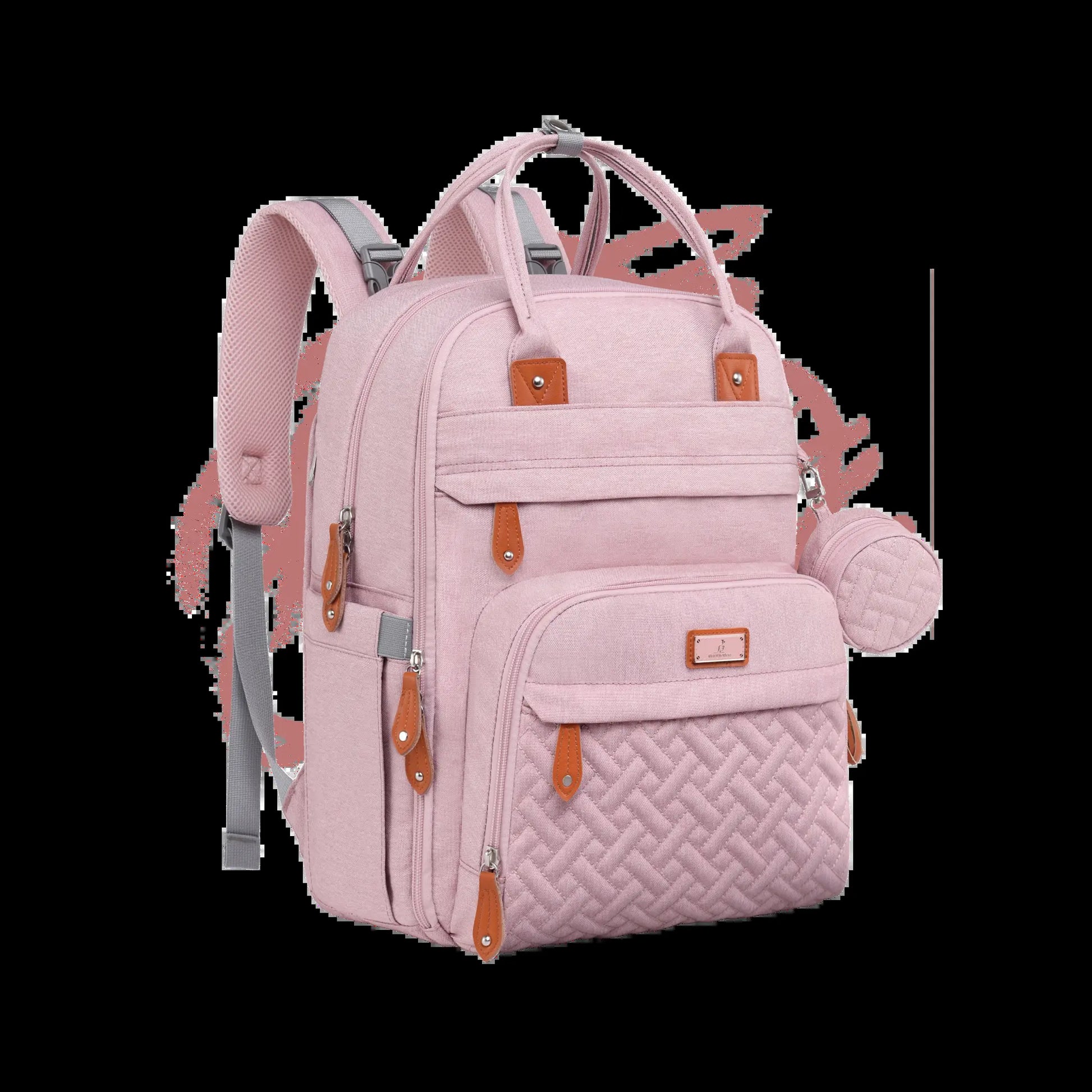 Babbleroo the Original Diaperbag | Multi-Functional Waterproof Travel Tote with Changing Pad Mommy Diaper Bags