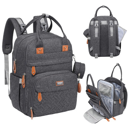 Babbleroo the Original Diaperbag | Multi-Functional Waterproof Travel Tote with Changing Pad Mommy Diaper Bags
