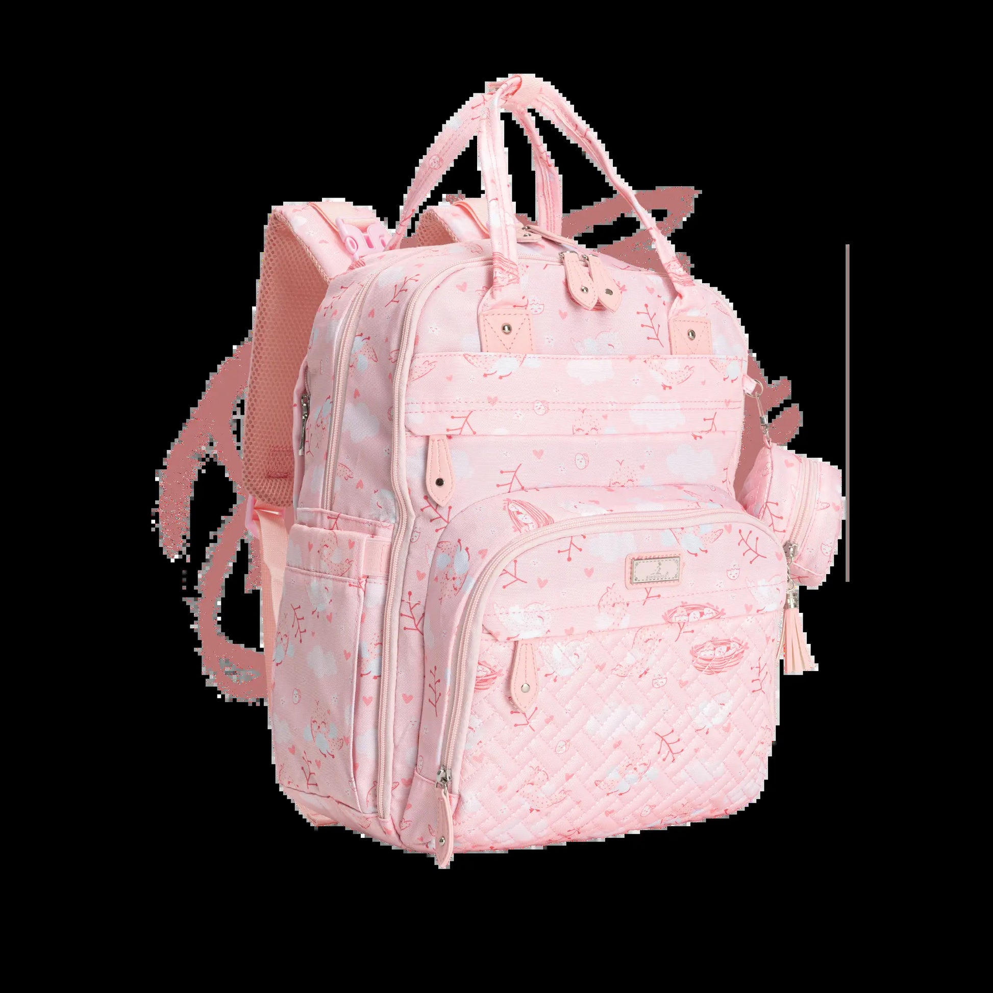 Babbleroo the Original Diaperbag | Multi-Functional Waterproof Travel Tote with Changing Pad Mommy Diaper Bags