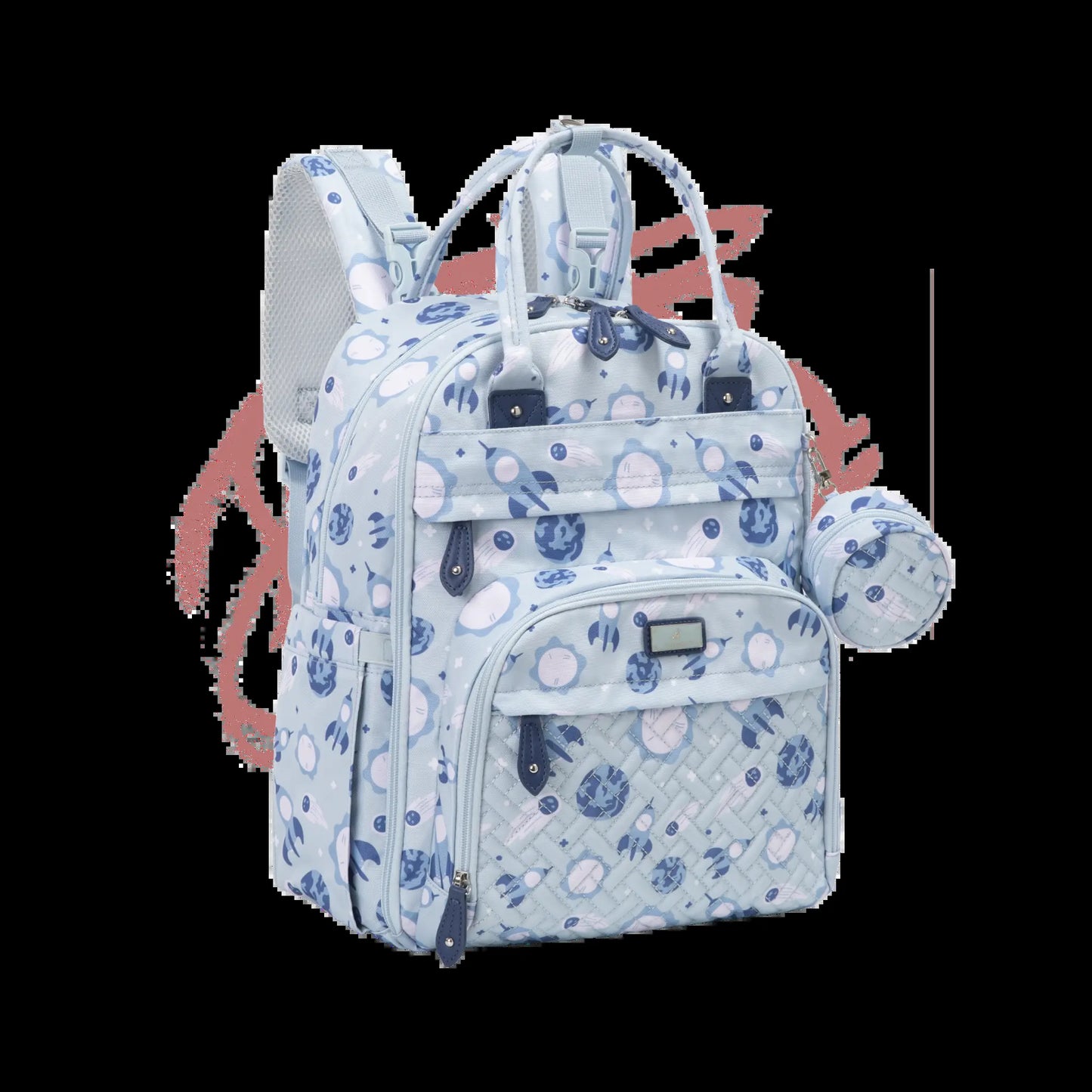 Babbleroo the Original Diaperbag | Multi-Functional Waterproof Travel Tote with Changing Pad Mommy Diaper Bags