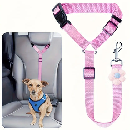 Pawzseek Car SUV Suitable for 1Pc Dog Seat Belt, Used for Vehicle Safety, Pet Car Rope Safety Rope, Seat Belt for Dogs in the Car, Dog Seat Belt Buckle, Dog Car Seat Belt Harness Straps Christmas Gift